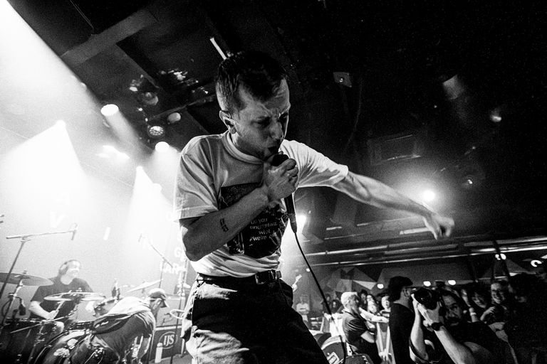 La Dispute performing live at The Gov in Adelaide 